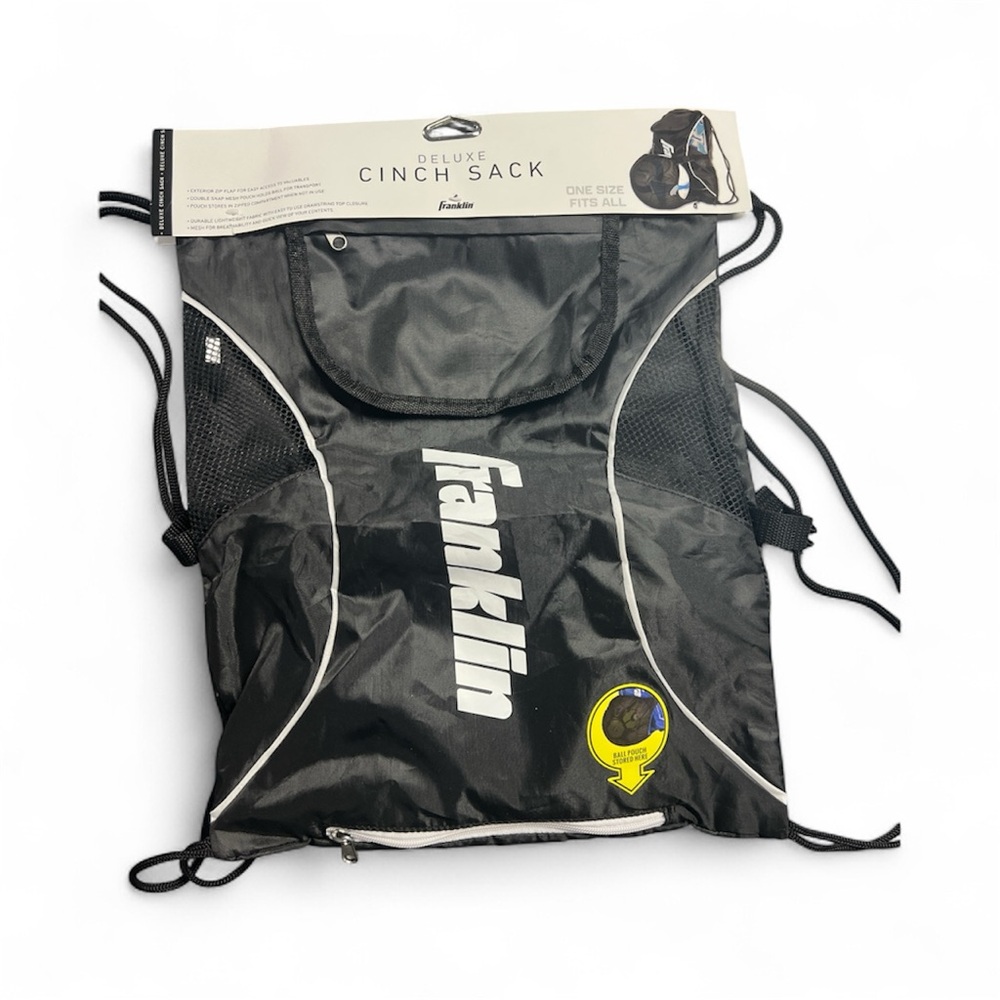 Franklin Black Cinch Backpack